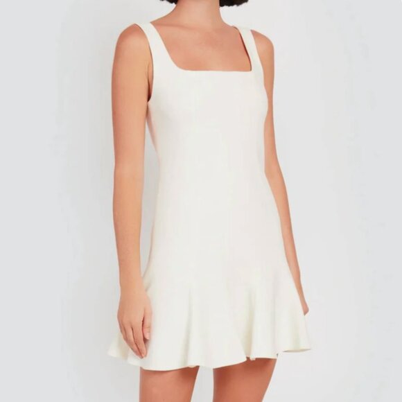NWT Cinq a Sept Reeve Mini Dress in Ivory, size 4 - Picture 1 of 8